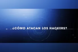 Arte con logo de Ibux-ESPH y la pregunta ¿Cómo atacan los hackers?